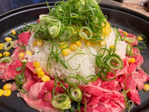 ペッパーランチ風 簡単鉄板レシピ(*^^*)